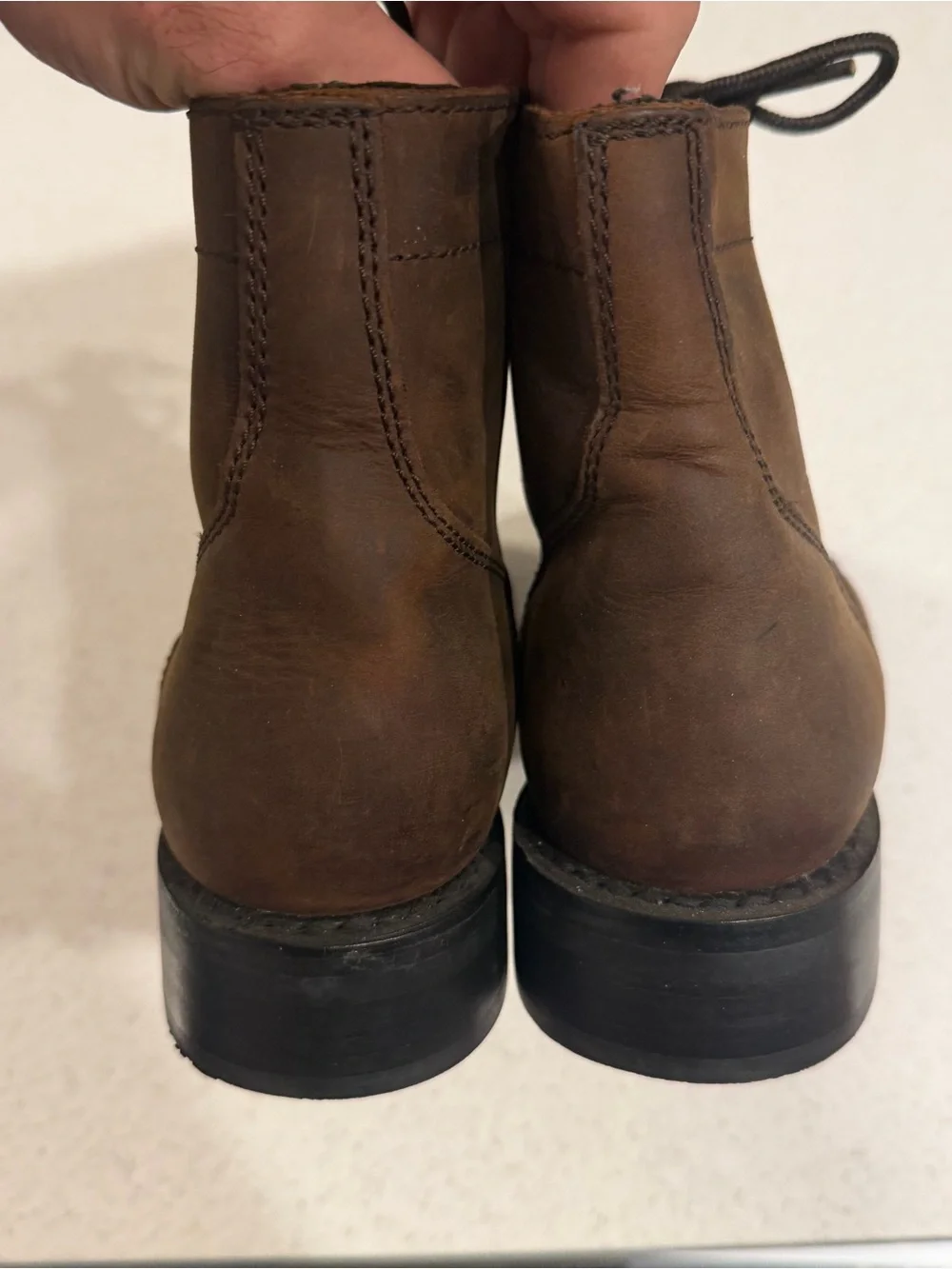 Thursday Boot Co Captain Lace Up Boots Womens 9 Brown Leather Lace Up